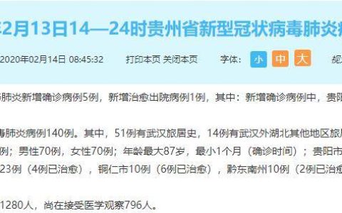 贵州确认首例人感染H7N9禽流感病例